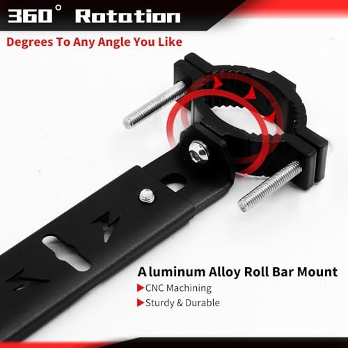 Motorcycle Spotlight Mounting Bracket, Light Bar Expansion Bracket for Spot