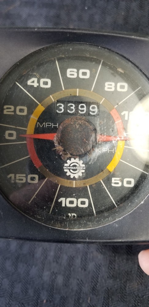 Bombardier Snowmobile Speedometer ♻️