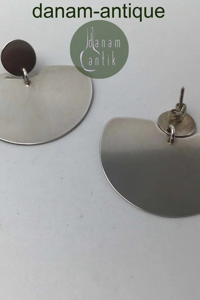 Hans Hansen Sterling Silver Modern Earrings