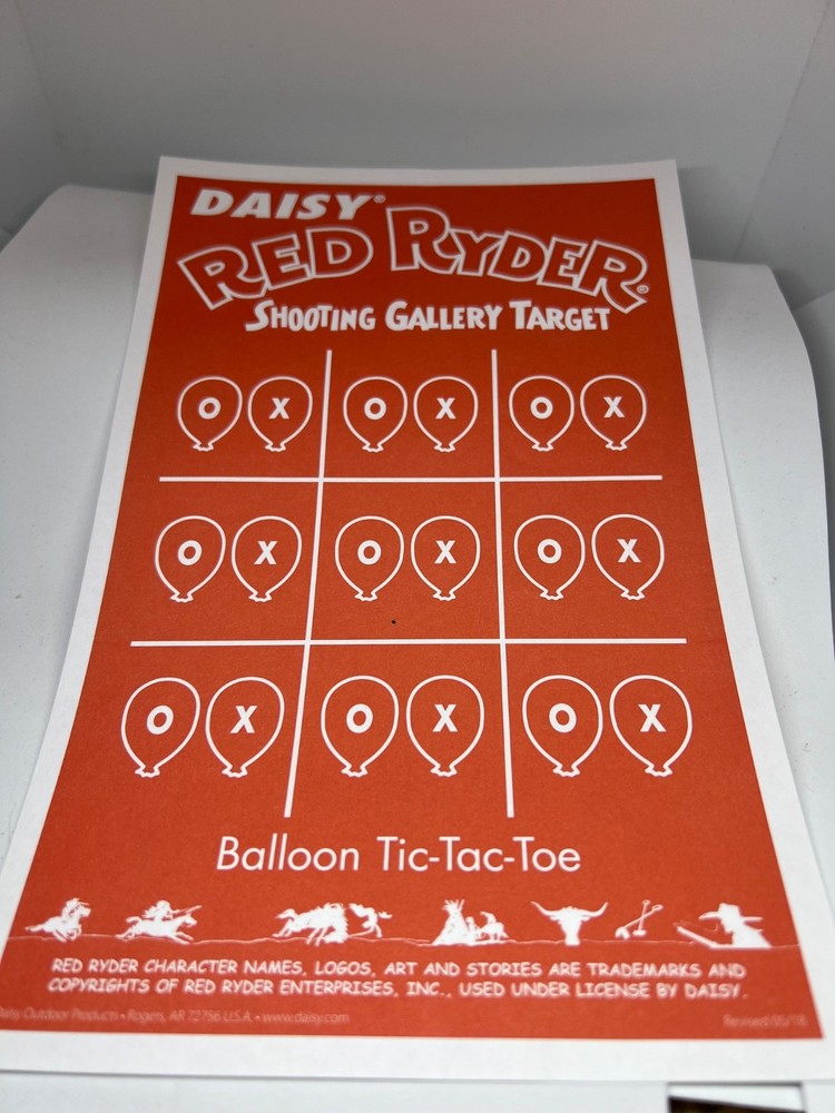 Assorted Daisy Red Ryder Targets Shooting Gallery