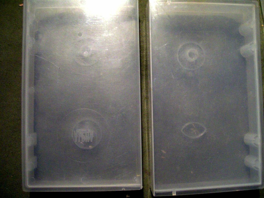 5 Clear VHS Soft Plastic Protective Cases