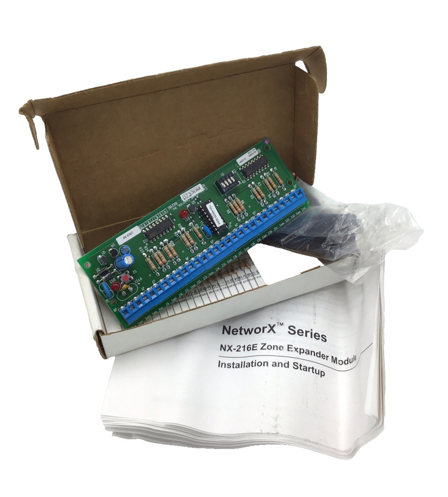 GE Interlogix UTC Caddx-Caddi Controls NX-216E Security 16-Zone Expander Module