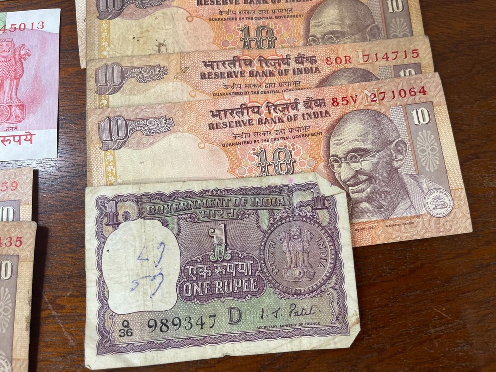 Assorted India Banknotes lot