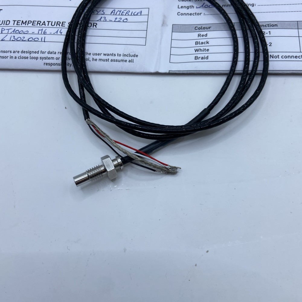 TEXYS PT-1000 6MM PLATINUM TEMP SENSOR - PRO