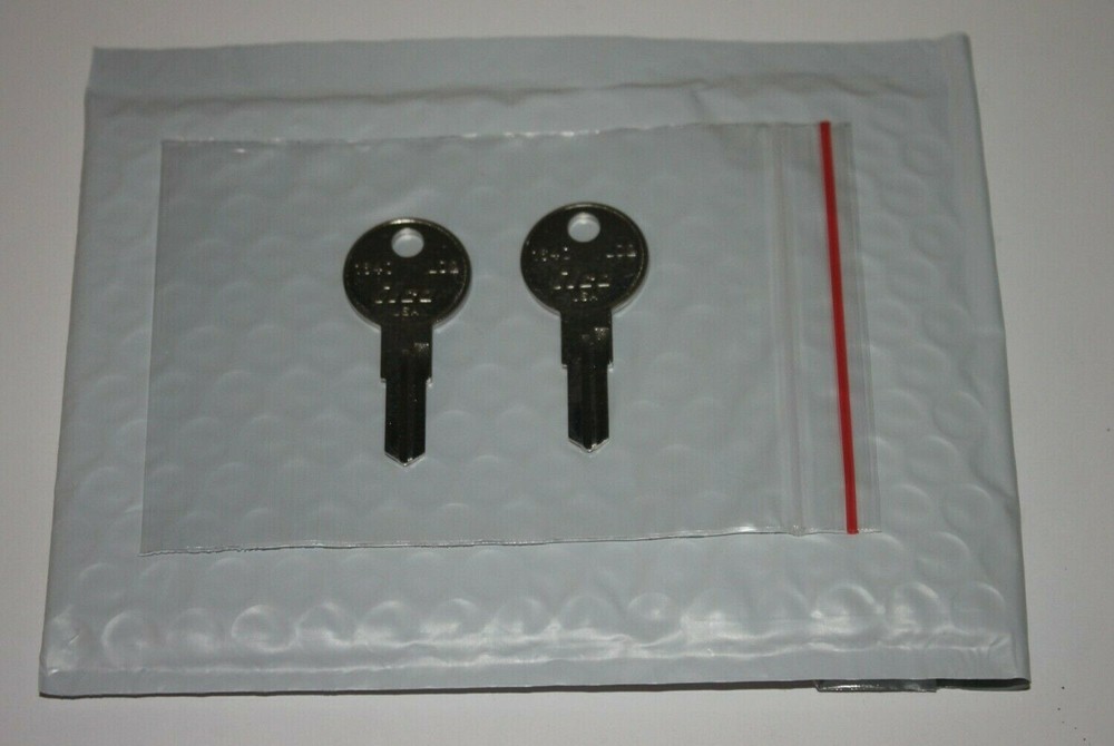 Two keys A16 Key for Home Depot Husky Tool Box Tool Cabinet Code Cut A16 toolbox