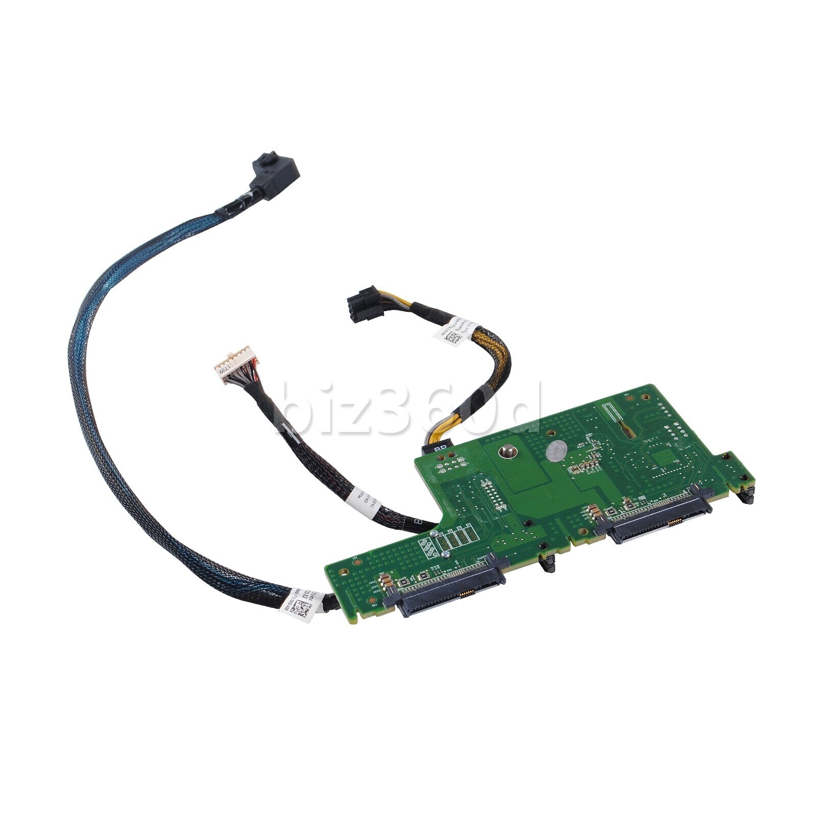 Dell R730xd 2x 2.5" SFF Rear Flex Bay HDD Backplane with Cable 6WNVX NHDXG USA