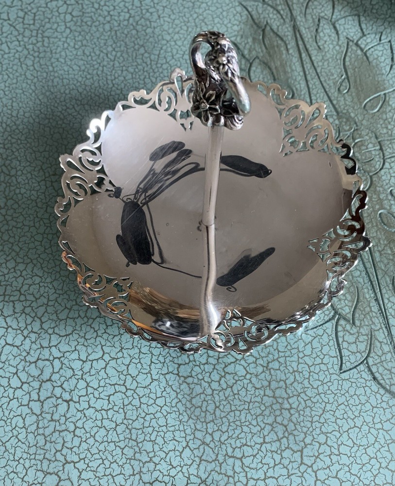 Vintage Silver Candy/ Cookie Server