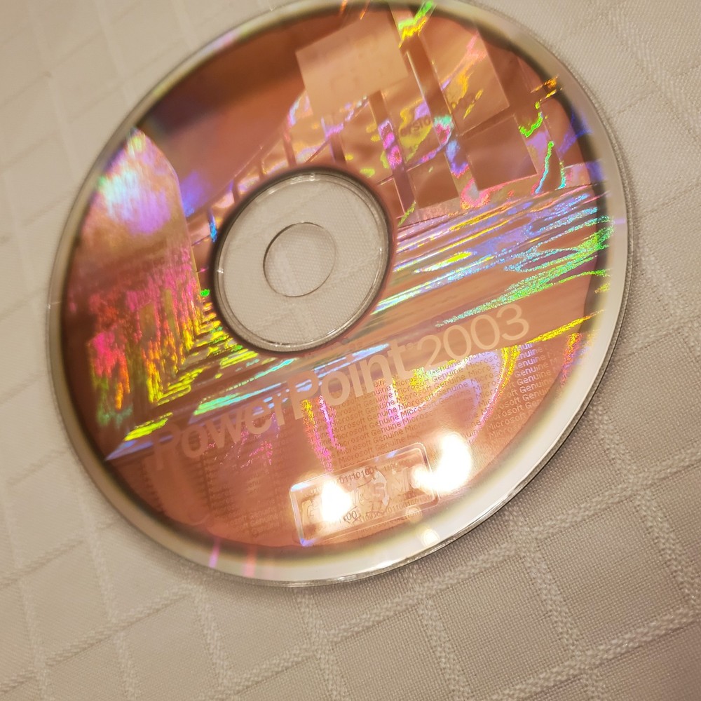 Microsoft Office PowerPoint 2003 w Product KEY Code Power Point Disk Slides Work