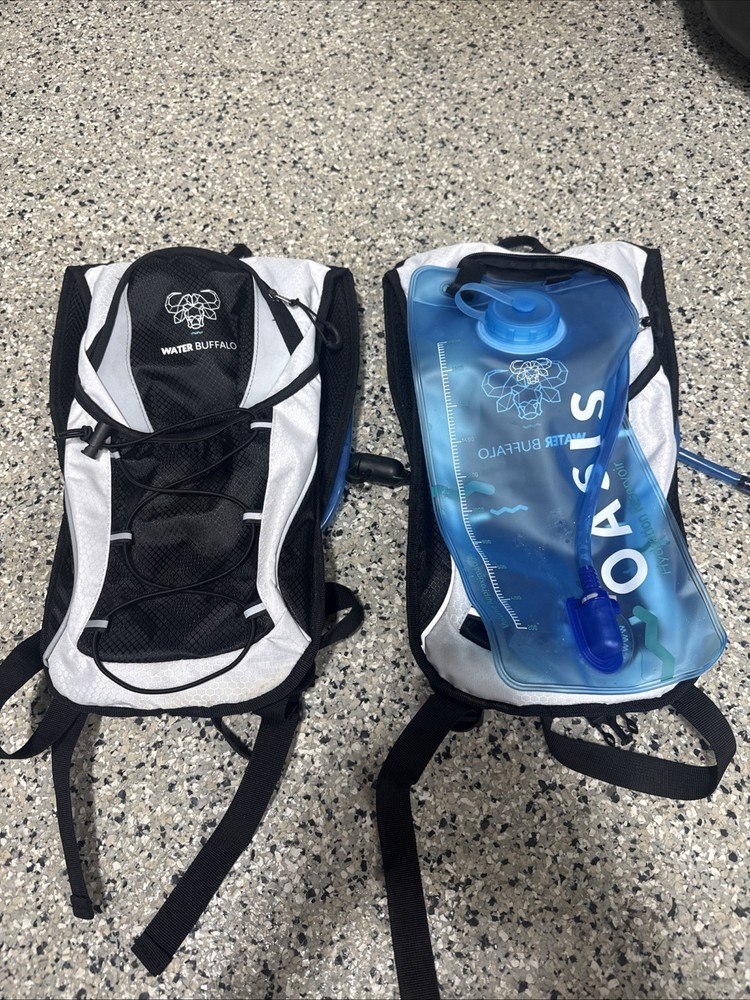 Water Buffalo 2 PACK Bundle - Road Runner Hydration Backpack w/2L Bladder EUC