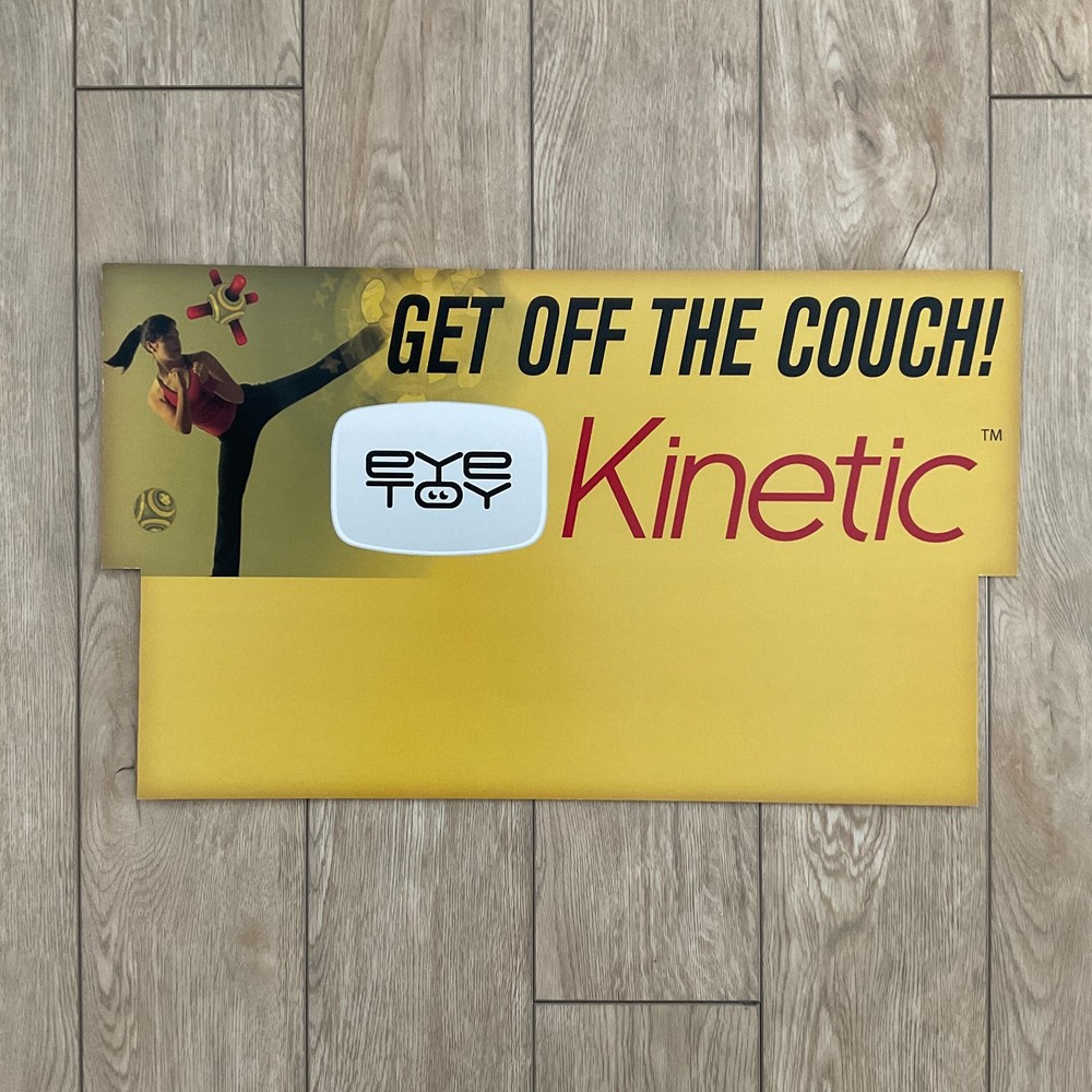 FAR CRY INSTINCTS / KINETIC Double Sided Video Game Store Display Header Sign