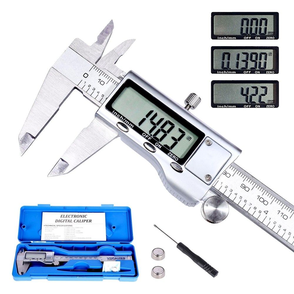 Digital Caliper Measuring Tool,Caliper Measuring Tool with Stainles... Fast Ship