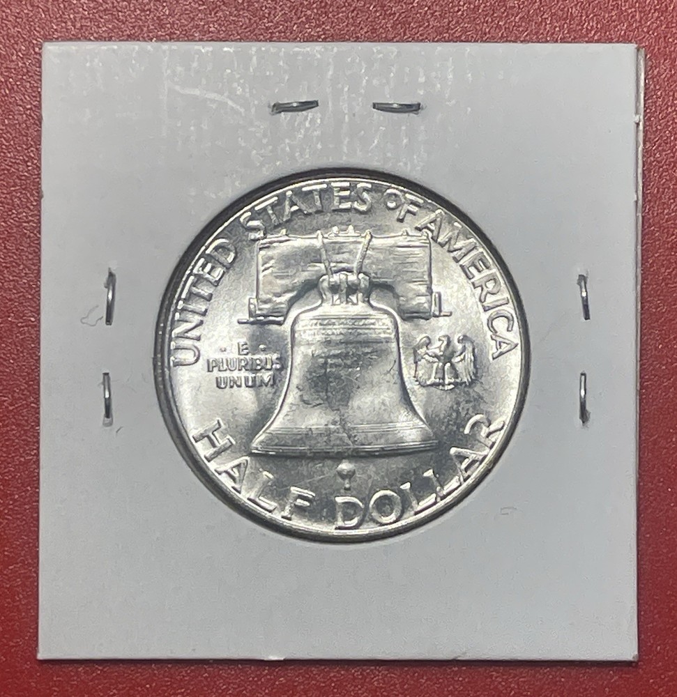 1955 P Franklin Silver Half Dollar, Choice/Gem Uncirculated.