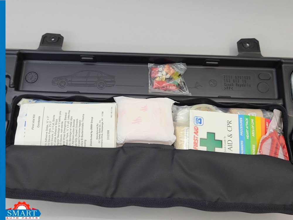 BMW E60 Trunk Emergency Tool Box Kit 04-07 OEM