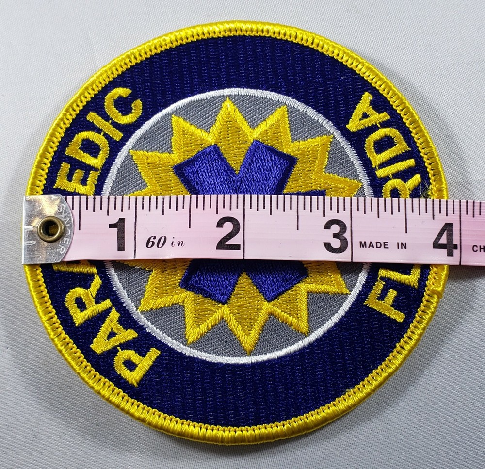 USQ211 Paramedic Florida Gold Border Patch