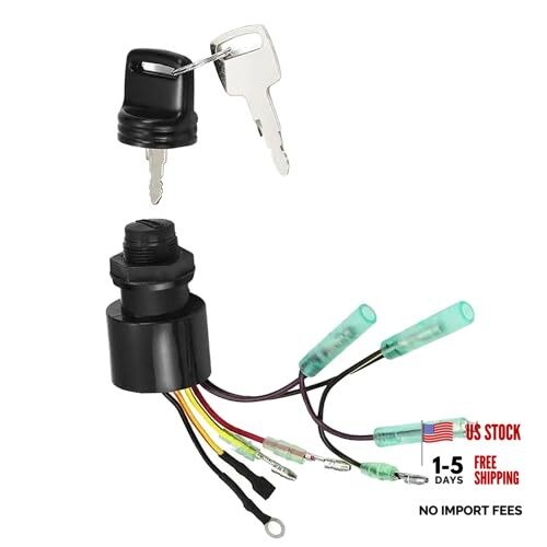 Boat Ignition Switch with Keys for Mercury Mariner Replace Mercury Ignition
