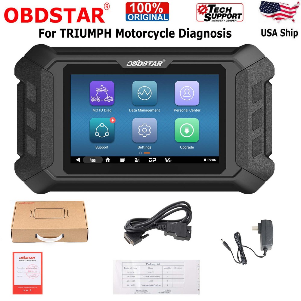 OBDSTAR ISCAN For TRIUMPH Motorcycle Diagnostic Scanner Pr0grammer Data Flow