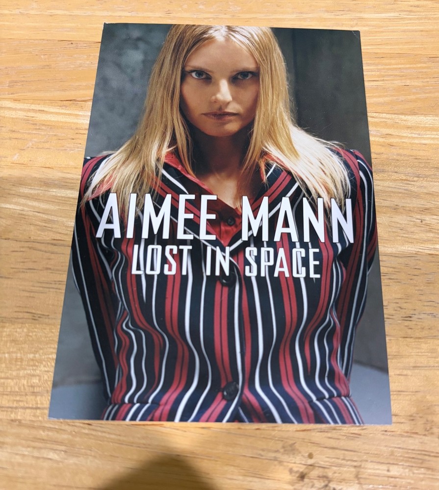 AIMEE MANN LOST IN SPACE POST CARD AT SHOW 2002 HAMPTON BEACH CASINO