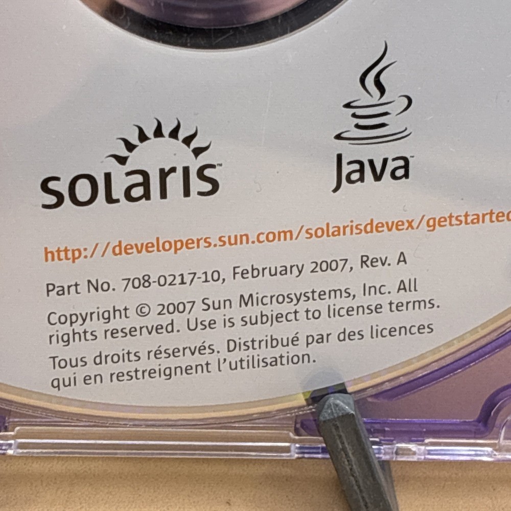 Solaris Express Developer Edition 2/07 - DVD (Sun Microsystems 2007