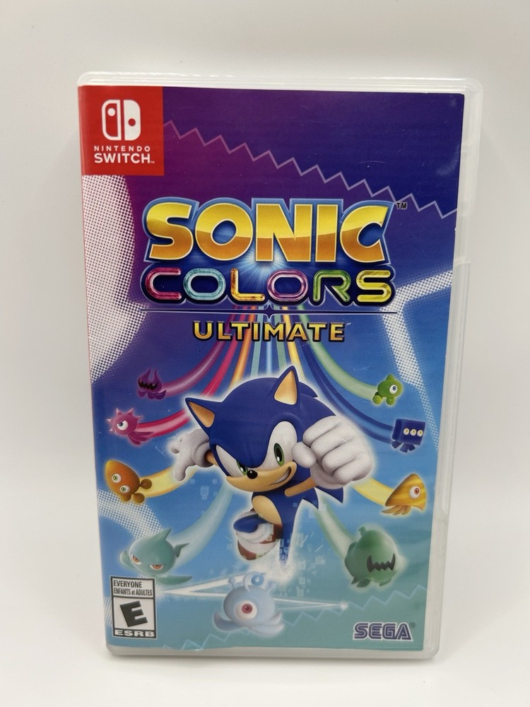 Sonic Colors Ultimate Nintendo Switch Empty Replacement Case No Game