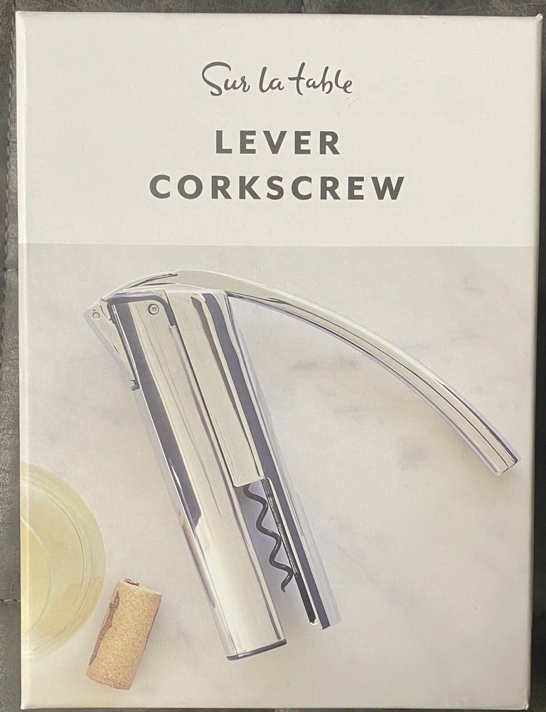 Sur La Table Lever Corkscrew New