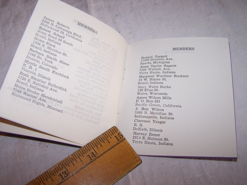 1921 - 1961 BRAZIL HIGH SCHOOL Reunion Program