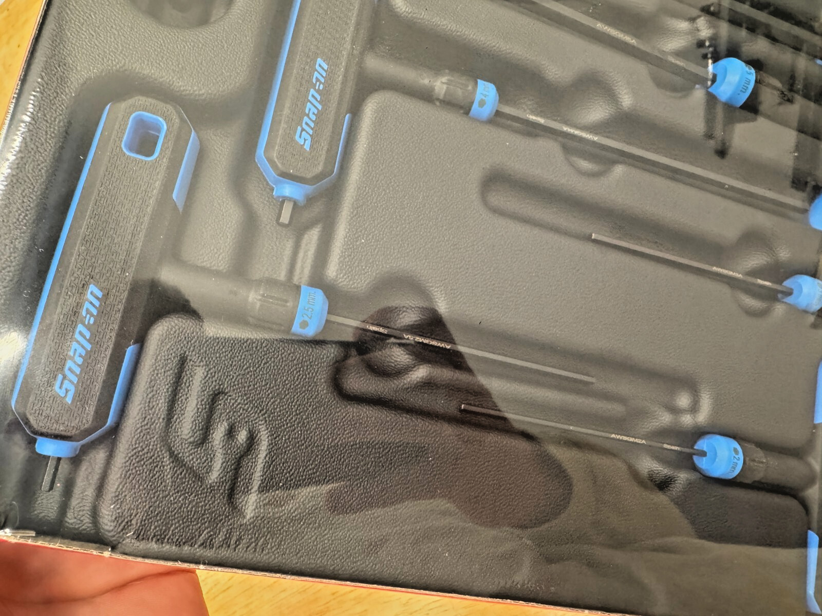 Snap-on Tools SPAIN NEW 8pc Metric SOFT GRIP T HANDLE Hex ALLEN Set AWSGM800A