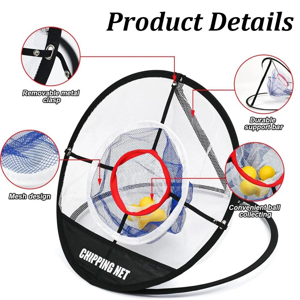 Golf Chipping Net, Portable Folding Golf Training Net, Golf Target Chipping Net