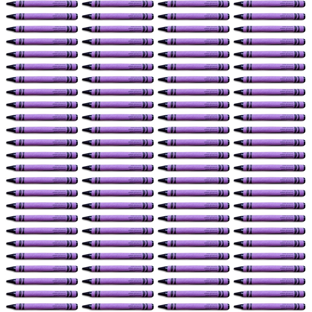 Violet (Purple) Crayon Bulk Value Pack | 100 Count