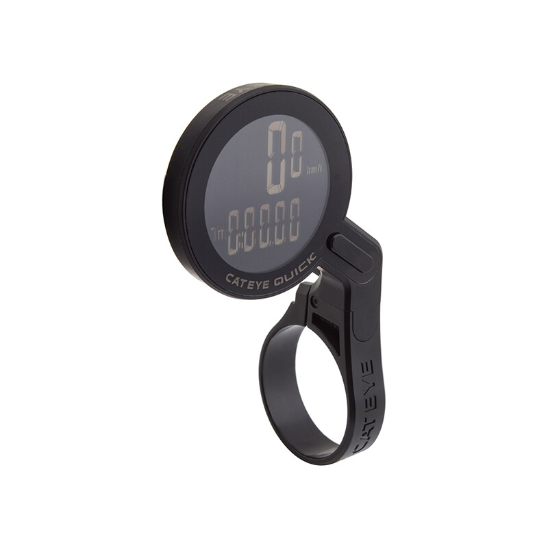 Bicycle Computer Cateye CC-RS100W Quick Wireless Black Out Front Bracket New