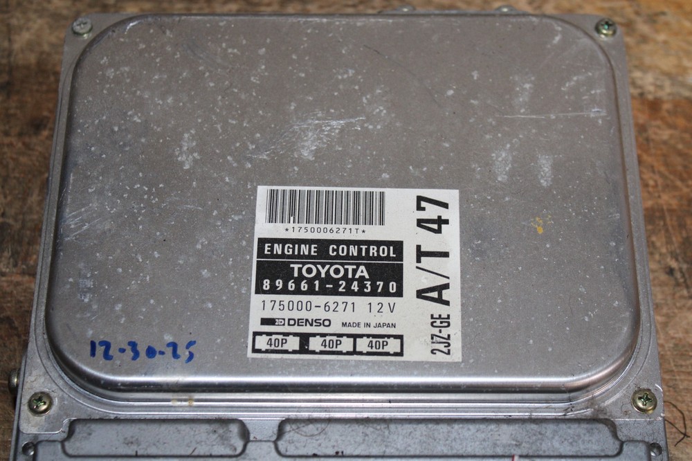 1995 LEXUS SC300 ENGINE COMPUTER ECU MODULE 89661-24370 CA EMISSIONS OEM