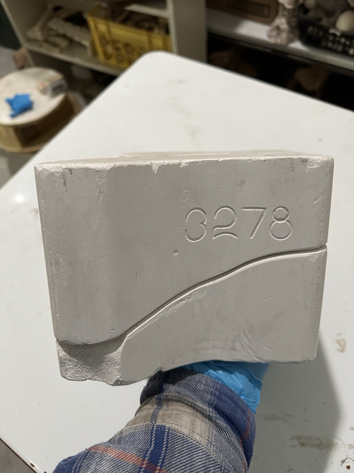 Vintage Gare Inc 1997 Medium Garden Butterfly 3278 Ceramic Slip Mold