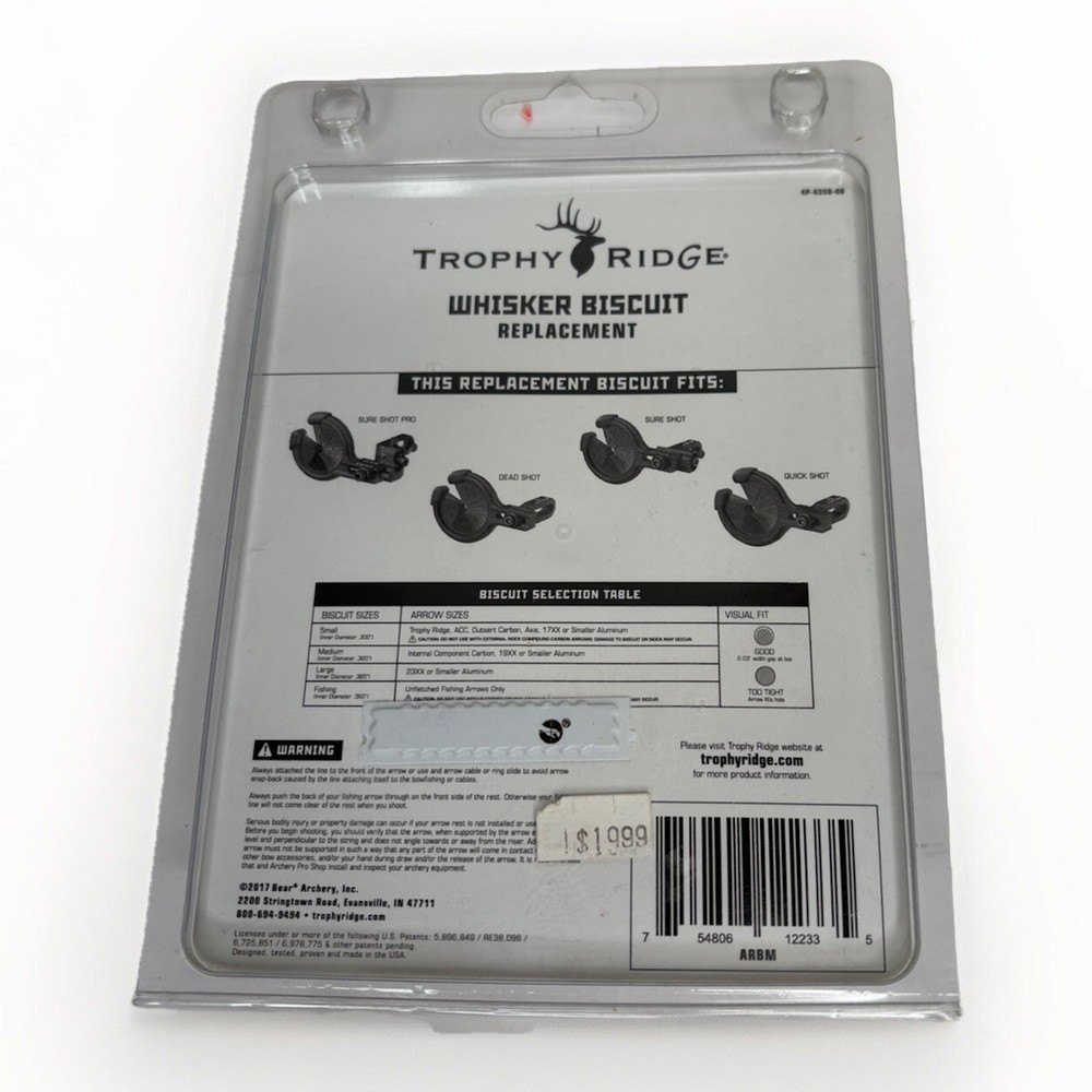Trophy Ridge Whisker Biscuit Replacement Medium Brown color