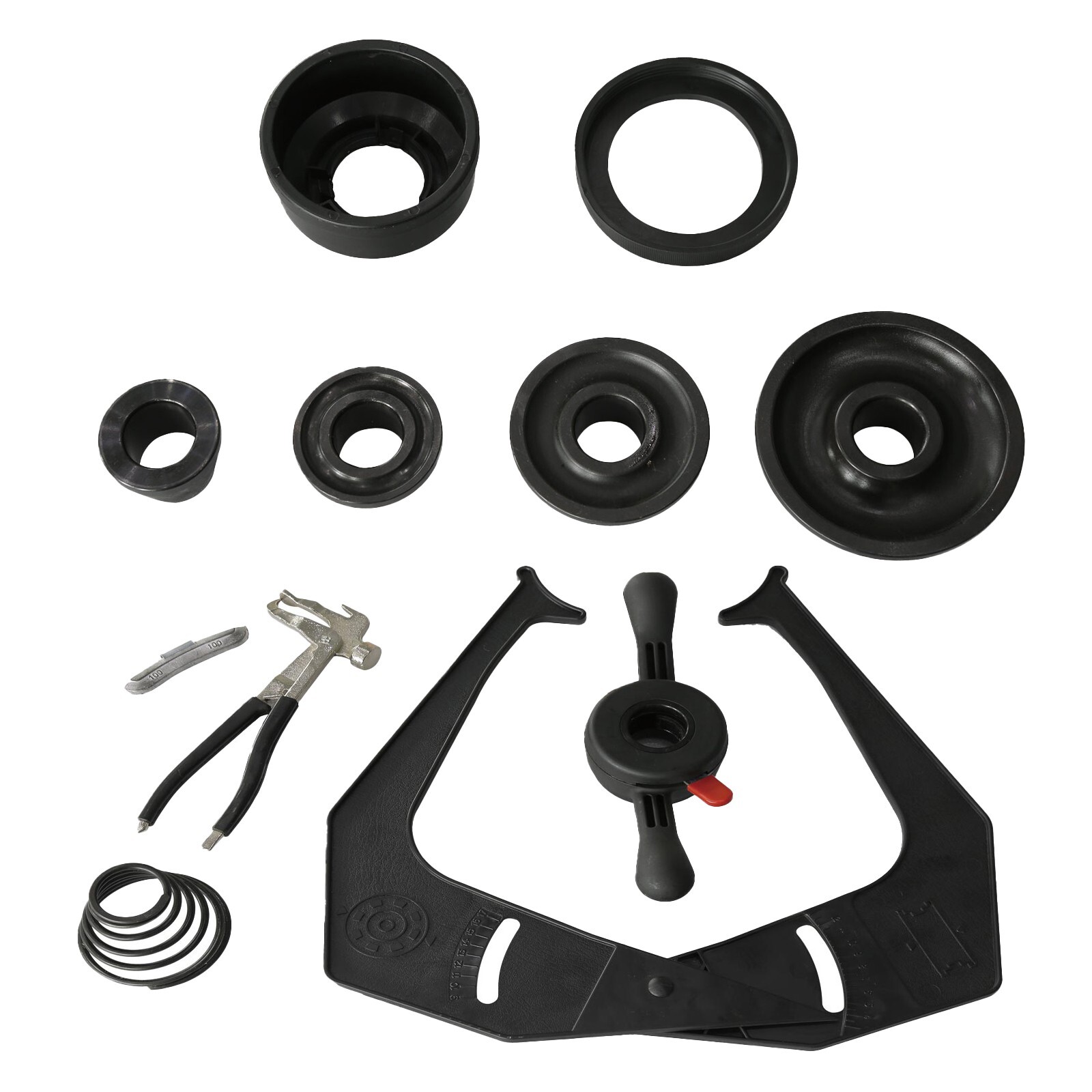 XK 580 690 Tire Changer Wheel Balancer Machine Combo Tire with Hood Cover 2.0 HP