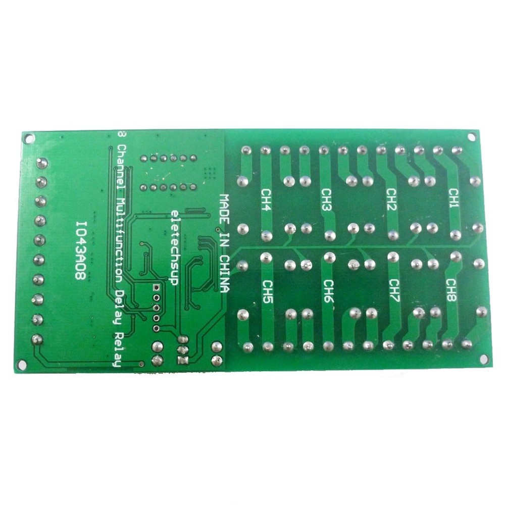 8ch DC 12V Multifunction Delay Module Cycle Timer Switch for Power sequencer