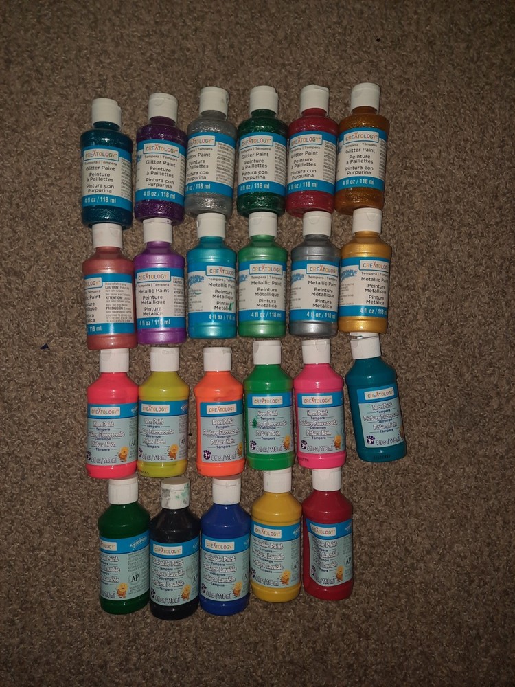 23 Piece Creatology 4oz Paints