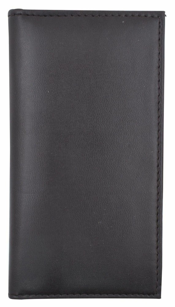Basic Checkbook Cover BROWN NEW