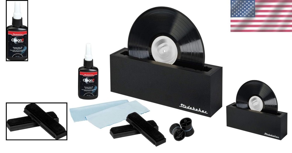 Professional Vinyl Cleaner with Dual Brushes