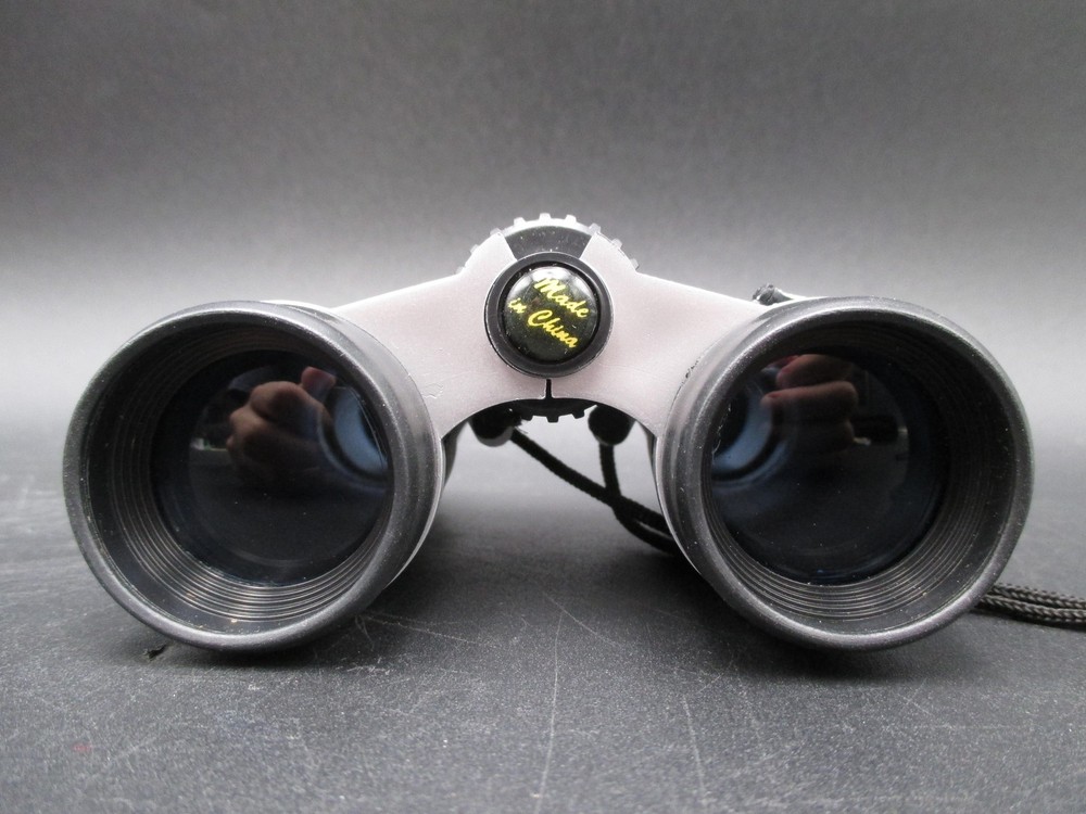 Vintage 2001 Target Binoculars Y2K Gift Compact Folding Case Strap