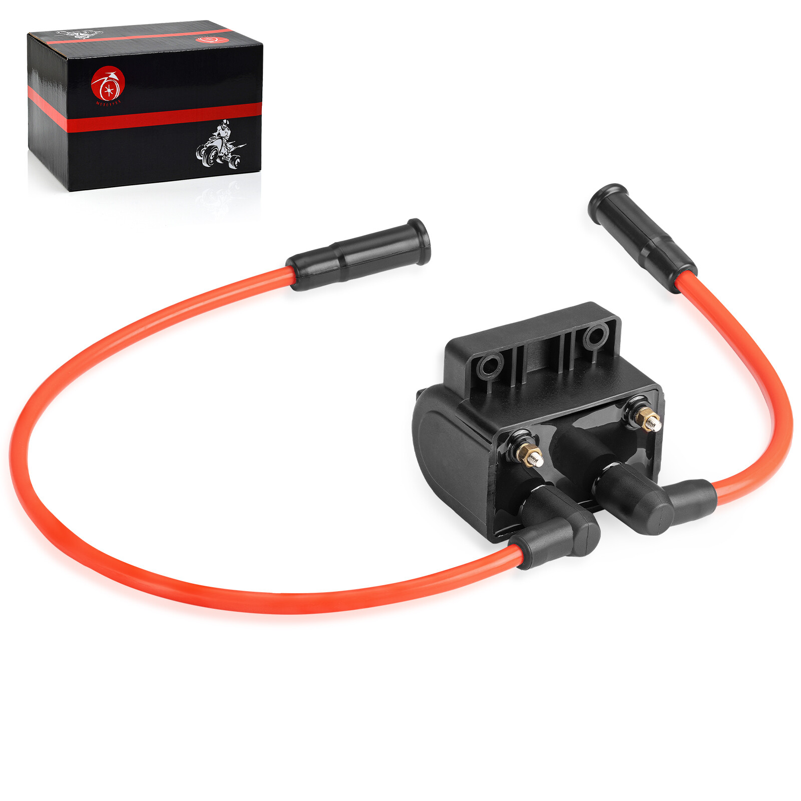 Ignition Coil W/ Spark Plug Wire Cap for Sportster 1200 XL1200 1991 1992 - 2003