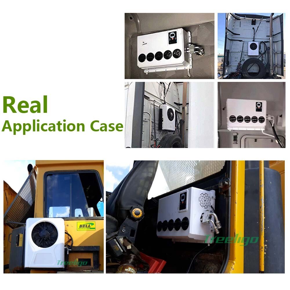 12V RV Air Conditioner 12000 BTU Split Car AC Unit Kit Fit Truck Cab Bus Caravan