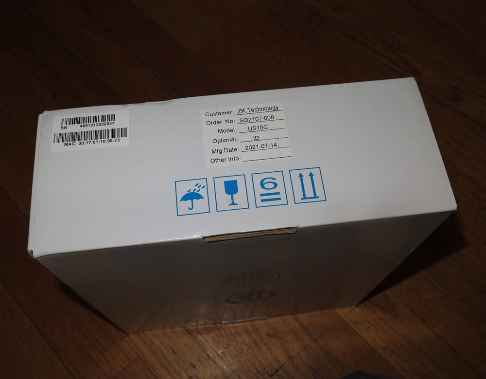 Shift2Work US15C Fingerprint/Badge Card Combo Time Clock Reader