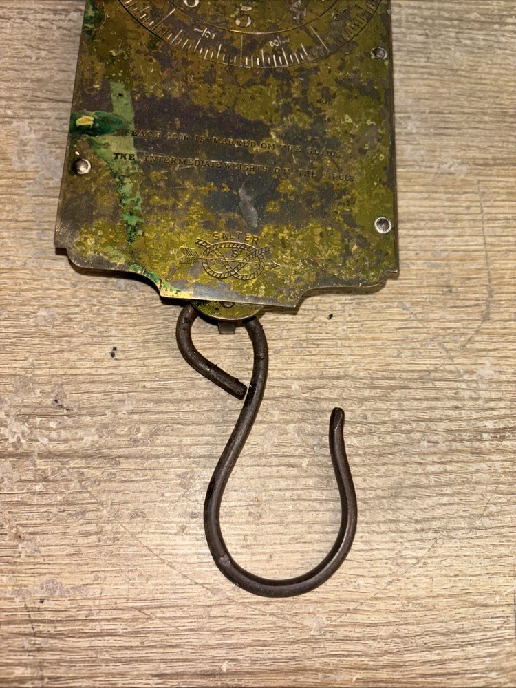 Class 2 Salters Improved Circular Spring Balance Scales Vintage Kitchenware