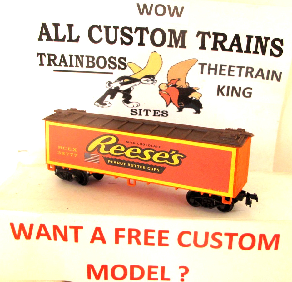 HO SCALE CUSTOM LETTERED REESE'S CANDY W3