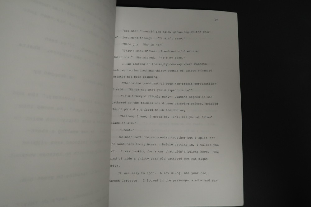 The Pallbearers Original Book Script Stephen J. Cannell Studios Collection 2009