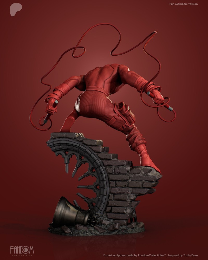 Daredevil 3D Print Unpainted/Unassembled