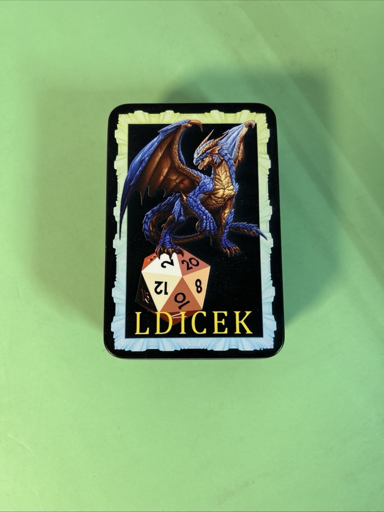 LDICEK Green Polyhedral Dice Set for Dungeons & Dragons