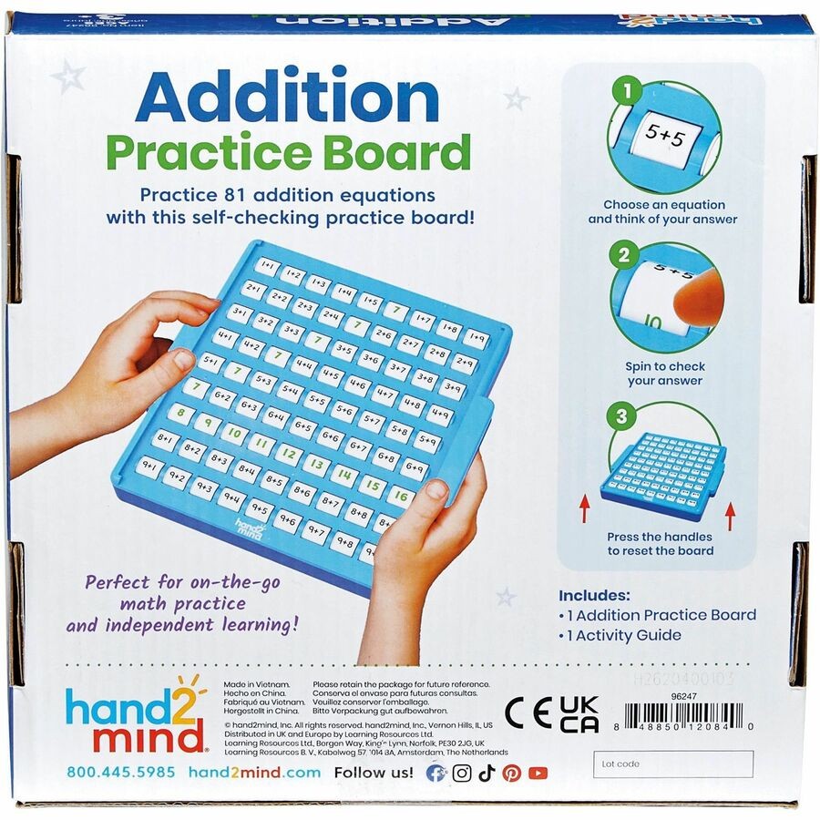 Learning Resources Addition Skills Practice Board (lrn-96247) (lrn96247)
