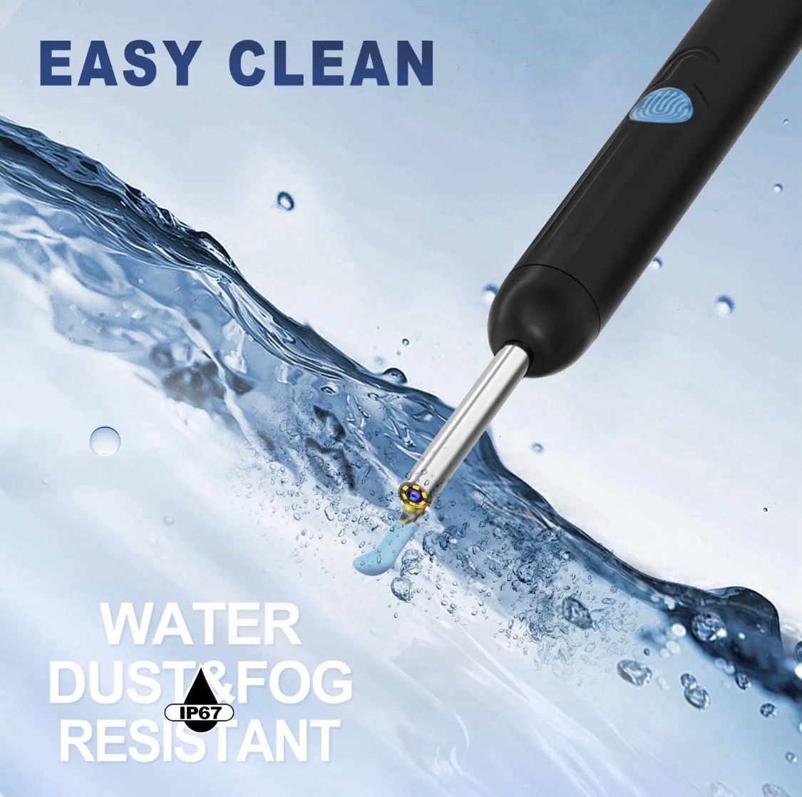 Wireless Ear Wax Removal Tool Camera HD Visual Otoscope Earpick