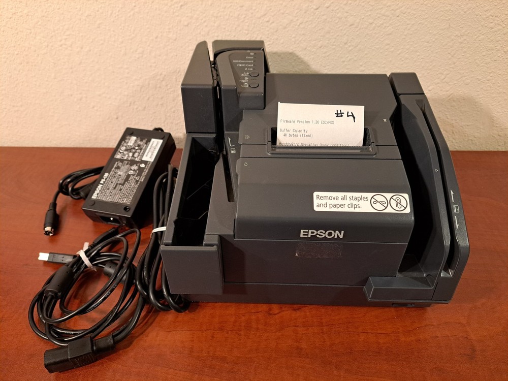 EPSON TM-S9000MJ M273A MULTIFUNCTION SCANNER RECEIPT PRINTER **READ** #4