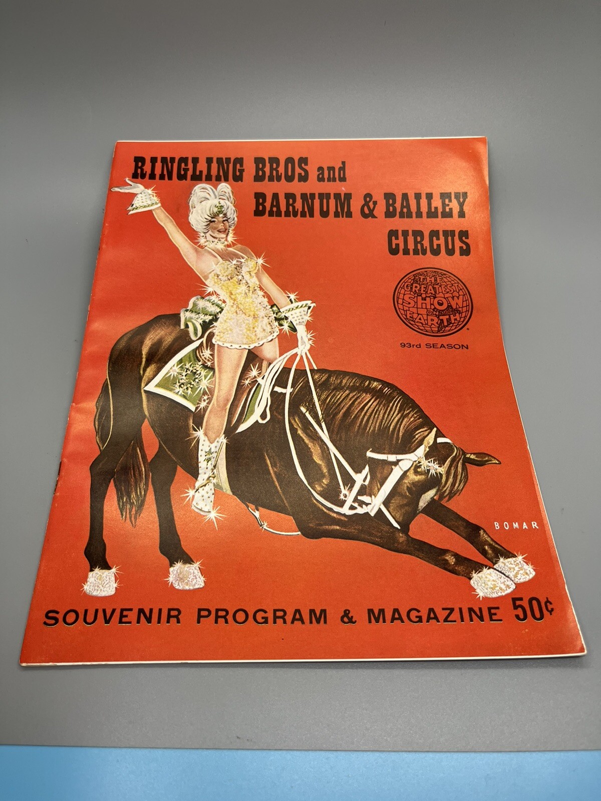 Ringling Brothers and Barnum Bailey Souvenir Program 1963 Historic Collectible!